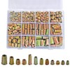 PGMJ 265 Pcs 12 Size M4/M5/M6/M8/M10 Nut Inserts - Zinc