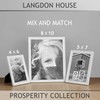 Langdon House 4x6 Picture Frames (White, 6 Pack), Contemporary Frame