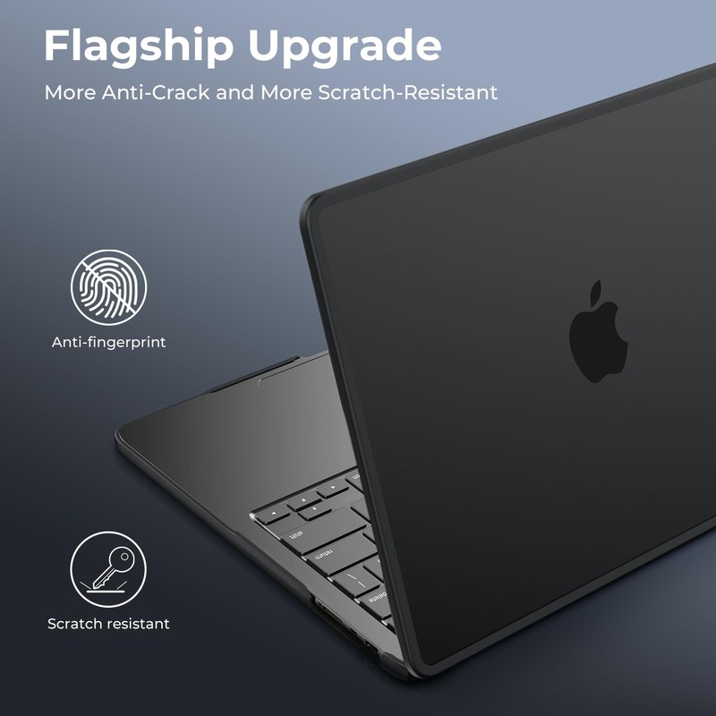 BlueSwan Anti-Cracking Hard Shell Case Compatible with MacBook Pro 14-inch