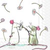A Daisy for You 3ply Luncheon Napkin 20pk (33cm x 33cm)
