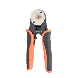 GIANNEER Deutsch Crimp Tool Closed Barrel Crimper 4 Way Indent 8 Impression Type Pin Crimping Tool for Deutsch Connector 14, 16, 18 AWG