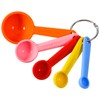 5 Pcs Silicone Measuring Spoons Cups Teaspoon Tablespoon with Hang