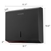 VANNSOO Commercial Paper Towel Dispenser Wall Mount, Tri-fold/Multi-fold/C-Fold Stainless Steel