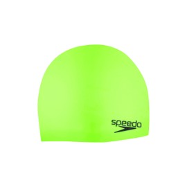 Speedo Unisex-Adult Swim Cap Silicone Elastomeric Sport Neon, One Size