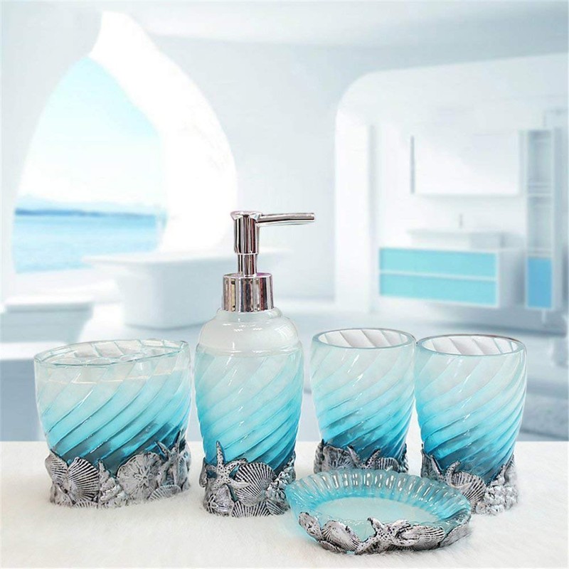 Hotsan Bathroom Accessory Set, 5 PCS Bath Ensemble Set Includes