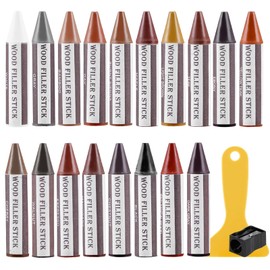 SEISSO Wood Filler Stick, 18 Colors Furniture Crayons for Scratches, Furniture Scratch Repair Wax Filler Stick, Perfect for Restore Hardwood Floor, Holes, Crack, Laminate, Carpenters, Tables, Desks