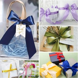 Generic 100yards Satin Ribbon, Craft Fabric Silk Ribbon, Multicolor Solid Color Satin Ribbon, Ribbon for Flower Bouquet, Hair Ribbon, Party Decoration, Gift Wrapping, Crafts(Light PINK-1/2‘’38mm)