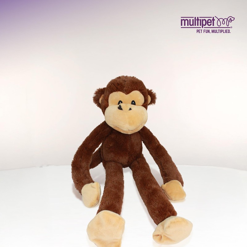 Multipet Swingin Safari Giraffe Dog Plush Toy - Squeaky Toys