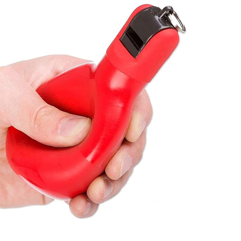Tiardey 2pcs Squeeze Whistle Hygienic Hand Whistle with Lanyard for