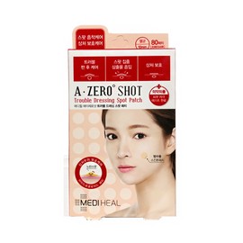 Mediheal A-Zero Shot Skin Dressing Patch 80-Pack - Acne Trouble Wound Protection, 80-Pack, 1 Piece / 메디힐 에이제로샷 스킨 드레싱 패치 80매입 - 여드름 트러블 상처보호, 80개입, 1개