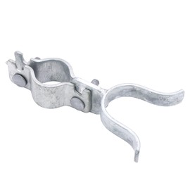 1-3/8" x 1-5/8"Chain Link Fence Fork Latch, KINNAN Gate Fork Latch with Padlock Hole, Galvanized Fence Latch Lock to Gate Post,Bolts & Nuts Included