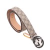 Men Belt Double G Pattern Stylish Adjustable Soft Rugged Men