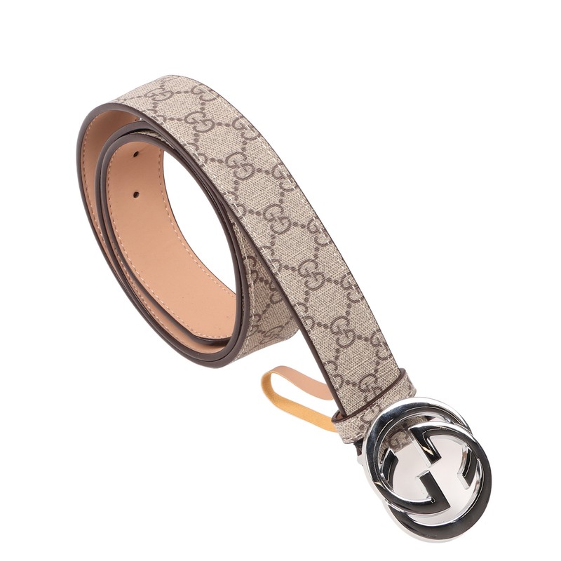 Men Belt Double G Pattern Stylish Adjustable Soft Rugged Men