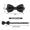Medsuo Adjustable Kids Bow Tie Pre-tied Bowtie Solid Color Children