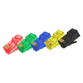 Spetstech RJ45 Connectors 50-Pack Cat 6 non-Through (Cat 6 Ends / Cat6 Plugs / RJ45 Modular Plugs/Ethernet Connectors) for Solid or Stranded UTP Ethernet Cables. (50, mix)