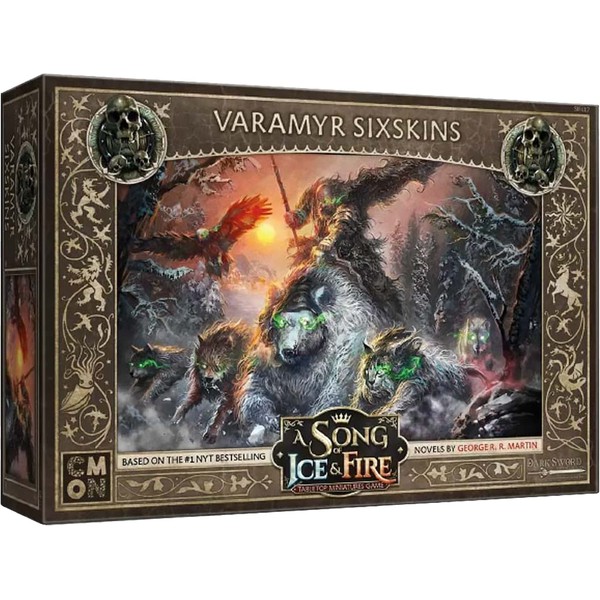 A Song of Ice and Fire Tabletop Miniatures Game Varamyr Sixskins Unit Box | Strategy Game for Teens and Adults | Ages 14+ | 2+ Players | Average Playtime 45-60 Minutes | Made by CMON