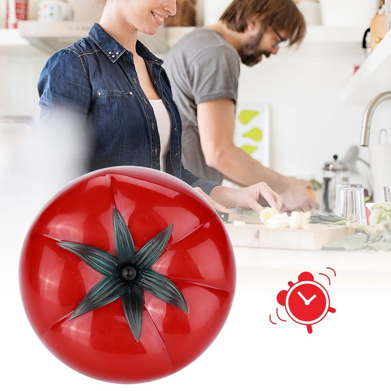 Yunnyp Mechanical Kitchen Timer Tomato Shape, 60 Minutes 360 Degree