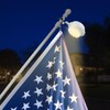 Flag Pole Light Solar Powered 3000K, FlagPole Solar lamp for