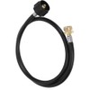 EBTOOLS Manguera de Gas propano, Adaptador de Manguera de propano,