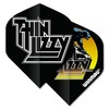 WINMAU Rock Legends Thin Lizzy Dart Flights - Black -