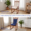 LYLNBYWK Rocking Chair Cushion, Premium Corduroy Seat and Back Cushion