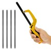 Compact Hacksaw Set Consisting of 1 Aluminum Alloy Hacksaw Frame