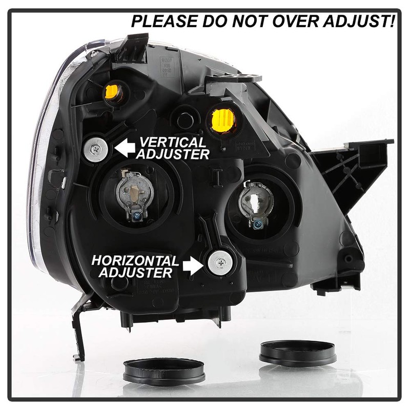 ACANII - For 2005-2006 Honda CRV C-RV Chrome Housing Headlights