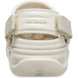 Crocs Unisex-Child Duet Max II Clog, Stucco, 2 Little Kid