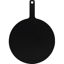 SWEIBIAI Black Pizza Board 20”X16” Round Pizza Cutting Board Pizza Serving Board For Kitchen Charcuterie Board Wood Fiber