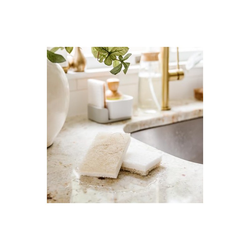 Cleana Colada - Coconut Scrubber Sponges - 6pc