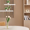 GHIBFBT Floating Shelf for Acoustic Panel, Space Saving Wall Mounted