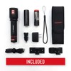 Coast HP7R 300 Lumen Rechargeable LED Flashlight with Slide Focus,