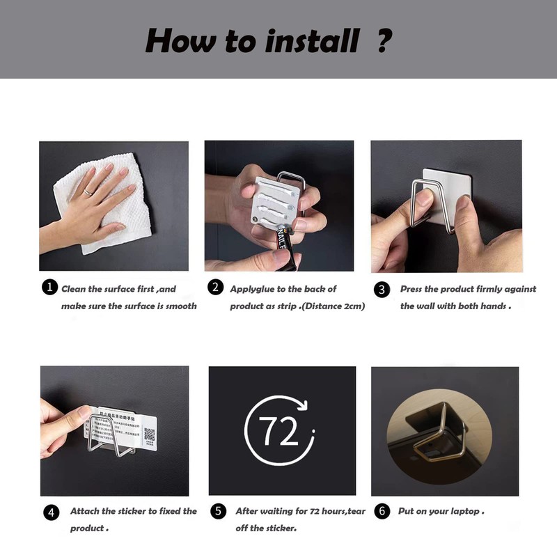 Orisell Under Desk Laptop Mount for Macbooks, Surface, Routers, Modems,