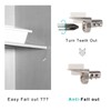 20PCS 1/5 Inch 5mm Metal Shelf Pegs Pins Clips Replacement