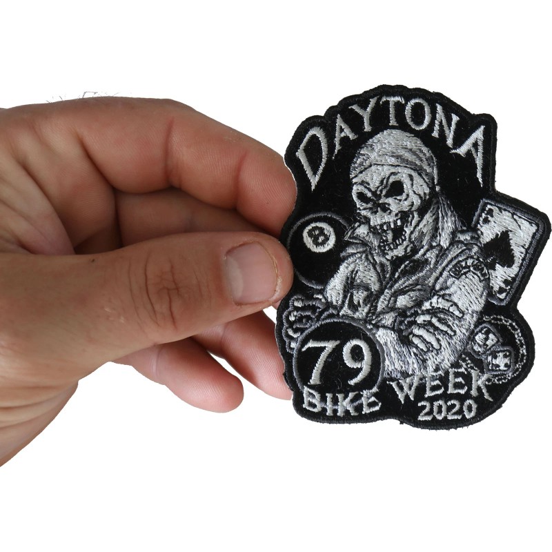 Ivamis Daytona Bike Week 2020 Iron on Patch- 3x3.5 inch