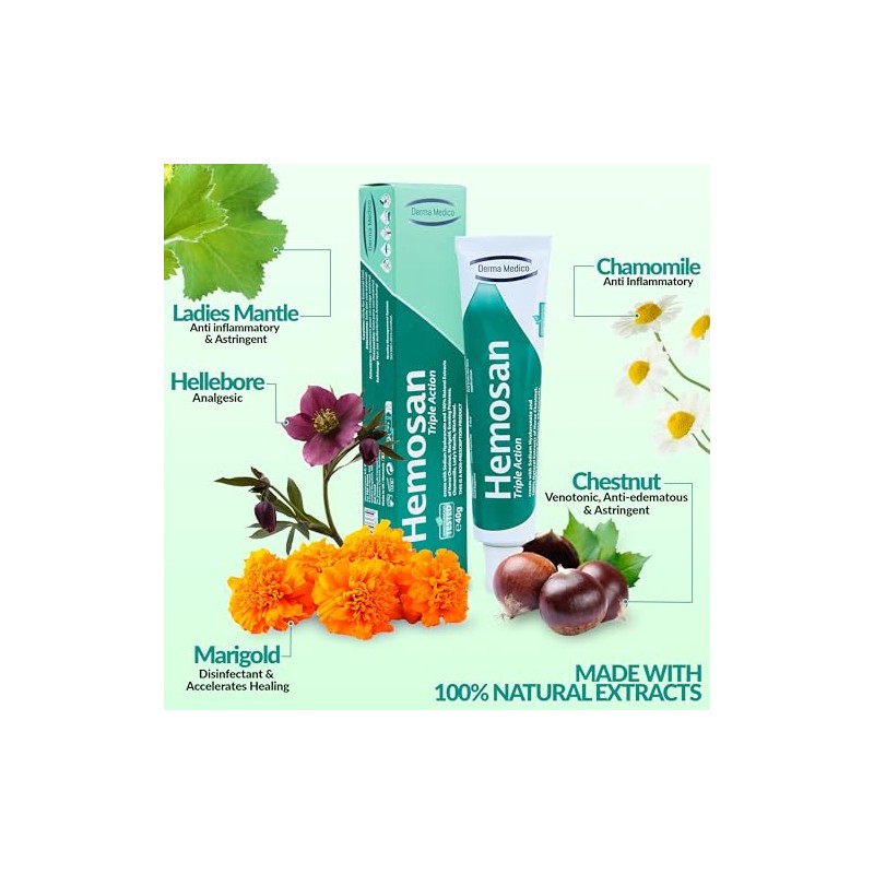 Haemorrhoid Cream Triple Action Fissure Cream Relieves Discomfort