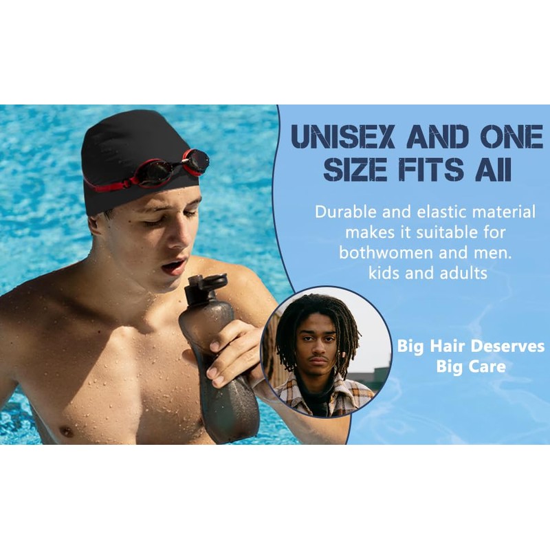 1Pcs Swim Cap, Swimming Cap Man Women, Pure Color Nylon