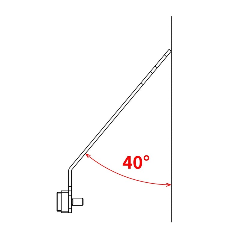 DIRTFREAK F5809 Slim Reflector Kit, 40° Dirtfreak (Old Part Number: