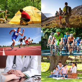 Tourniquet Vein Stomach, Tourniquet with Closure System with Immediate Release, Tourniquet Medical, for Outdoor Sports, Blue, Pack of 1