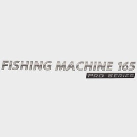 Lowe Fishing Machine 165 Pro Boat Raised Decal Sticker