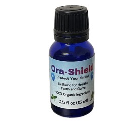 Ora-Shield Organic Tooth Oil,  Gum Disease Relief, Helps Bleeding, Sore Gums