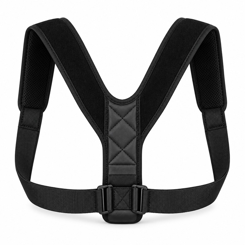 2 Pack Adjustable Unisex Posture Support Braces, Upper Back and