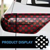 Arwrilt 2 PCS Car Heart Pattern Taillight Stickers, Waterproof Rear