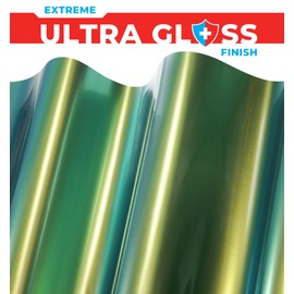 VViViD ColorFusion PPF by VViViD, Gloss Early Spring Green Dry Apply PPF Vinyl Car Wrap Roll 1.3ft x 5ft
