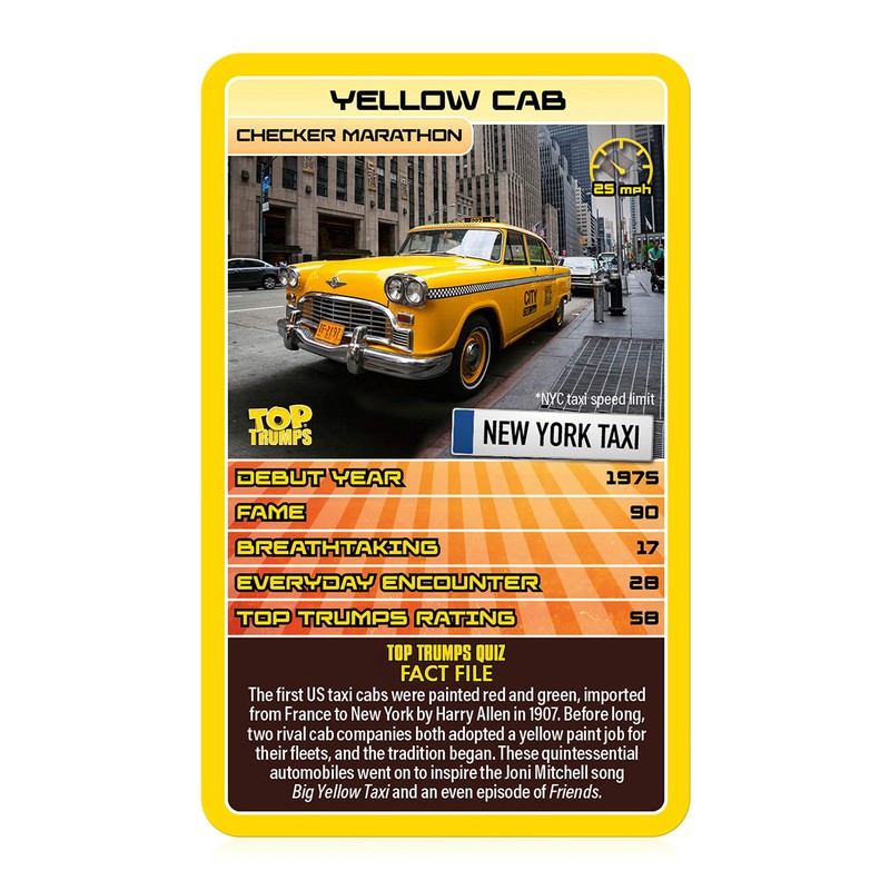 Top Trumps Famous Cars Card Game