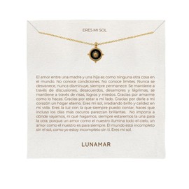 Collar Tu eres mi sol con colgante y mensaje adicional para mujer madre e hija-You are My Sunshine Necklace,