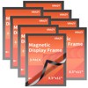 VRAZY 8Pack Magnetic Sign Holder 8.5 x 11 Wall Mount,