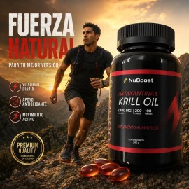 Omega 3 De Krill Con Astaxantina Para Tu Rutina 200 Cápsulas