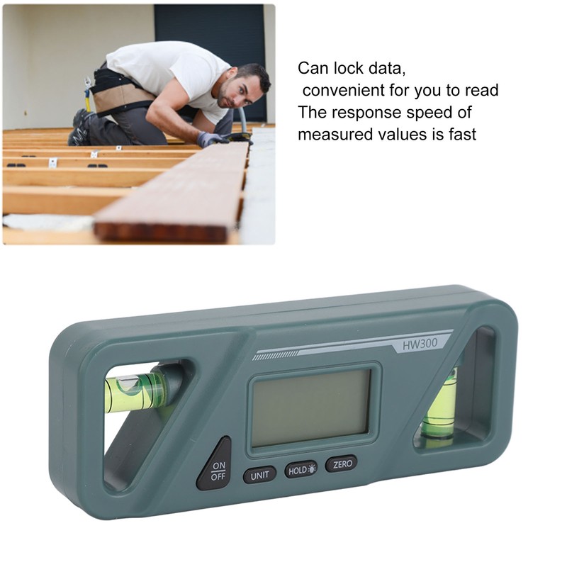 Digital Inclinometer Plastic ABS Magnetic Base Level Angle Measuring Gauge