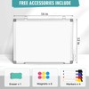 AMUSIGHT Dry Erase Board White Board, 16'' x 12'' Double-Sided